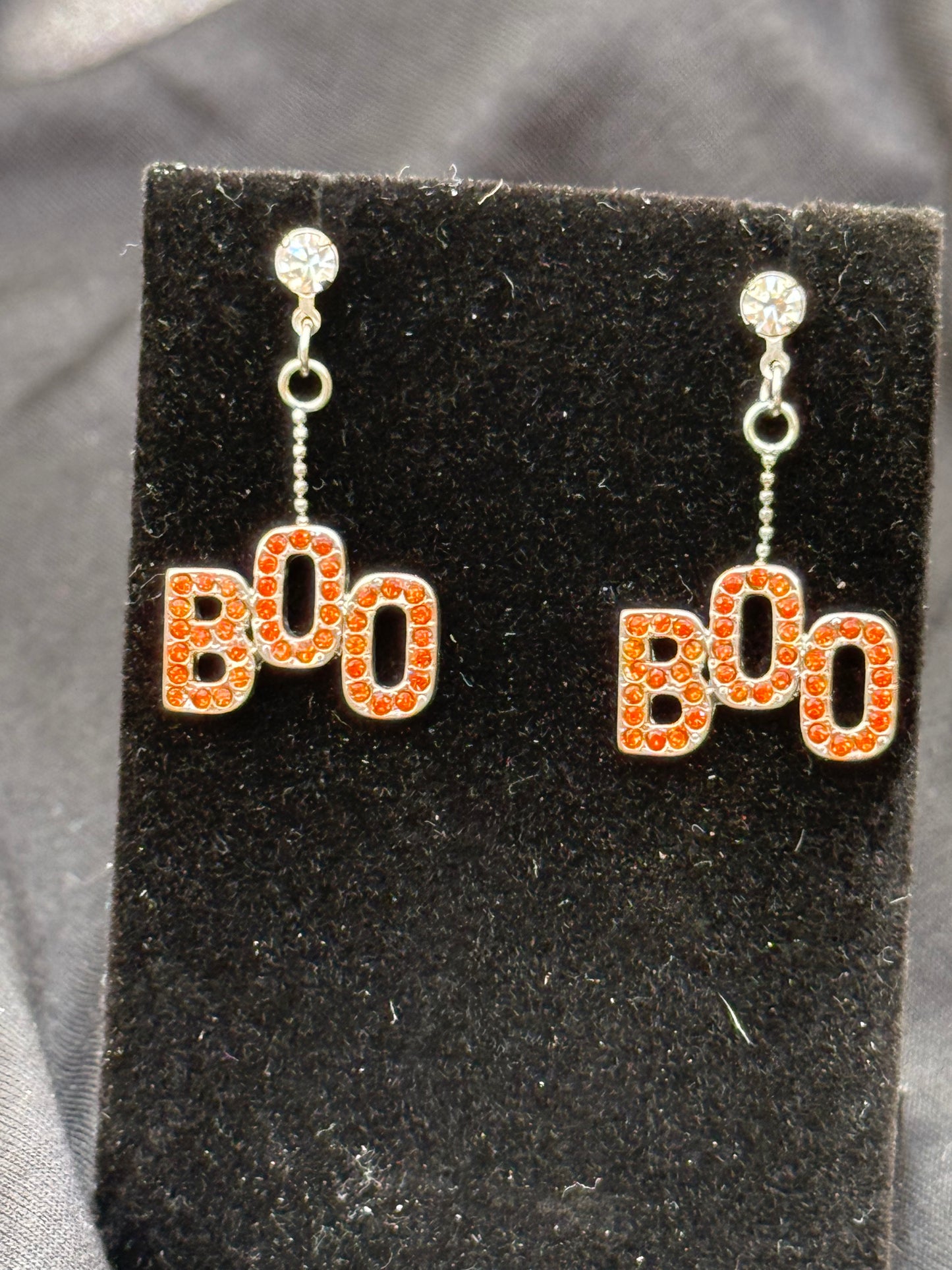 BOO Earrings Bundle ā Long Dangle + Short Stud Set