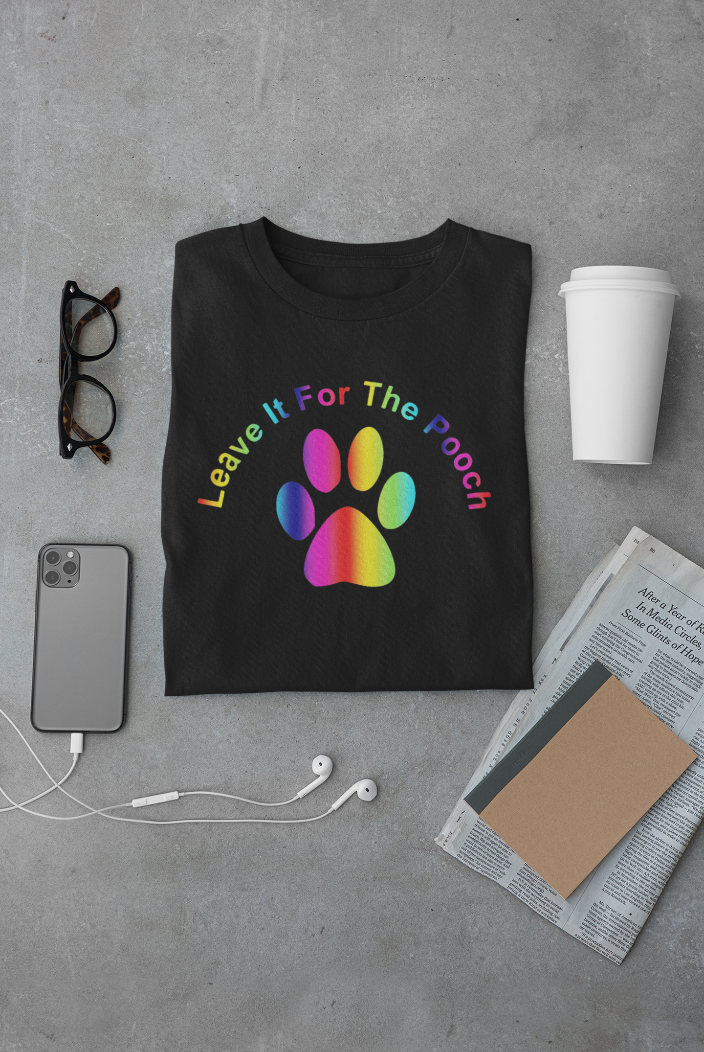 New Leave It To The Pooch Pride Tee - Ruff Life Rescue Wear