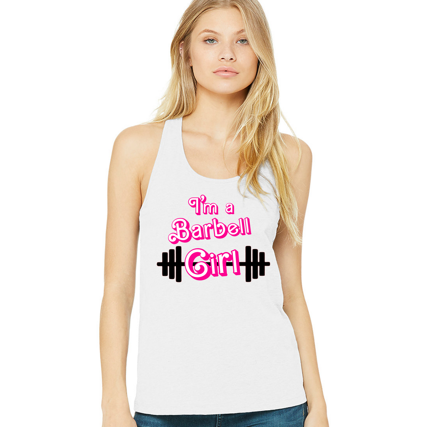 6008 Racerback Barbell Tank - Ruff Life Rescue Wear
