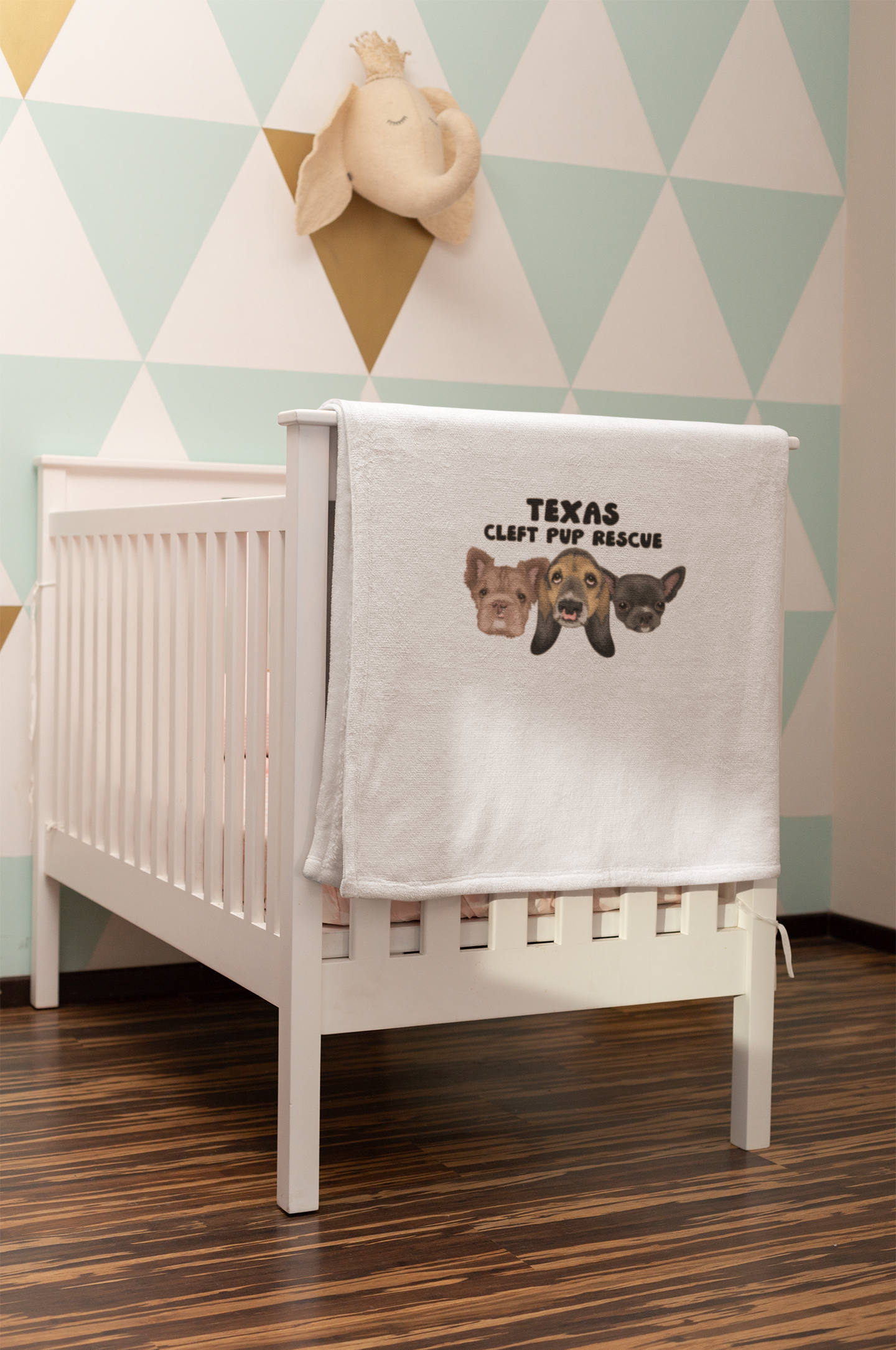 Cleft Rescue Blankets | Dog Blanket or Baby Blanket - Ruff Life Rescue Wear