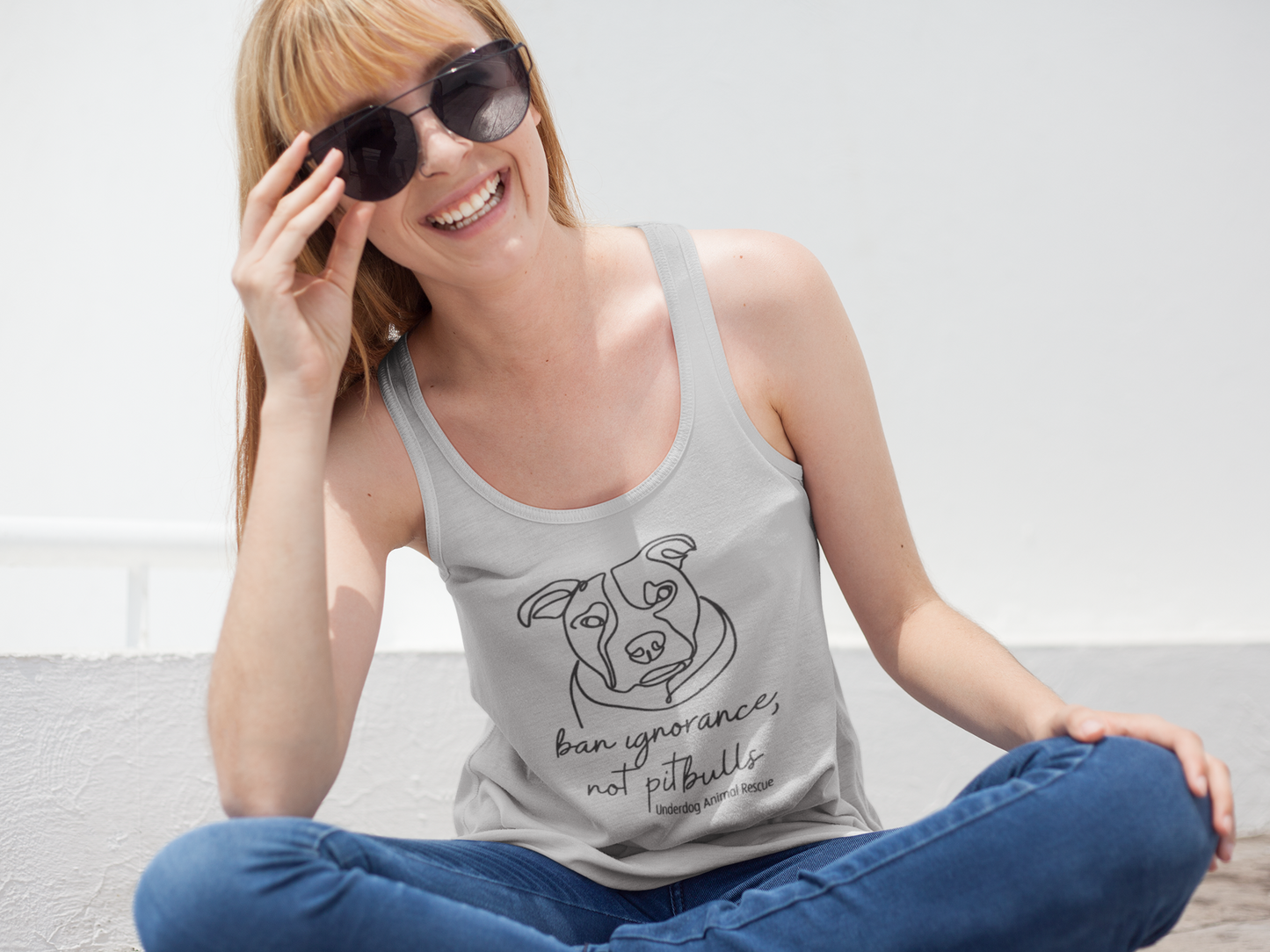 Pitty Racerback Tank (Available in several colors) - Ruff Life Rescue Wear