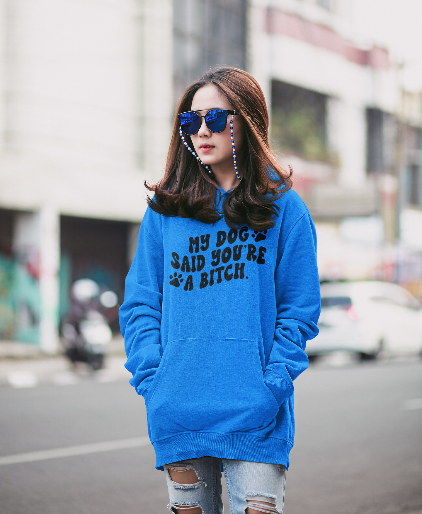 My Dog Said - Super Soft Fleece Hoodie - Ruff Life Rescue Wear
