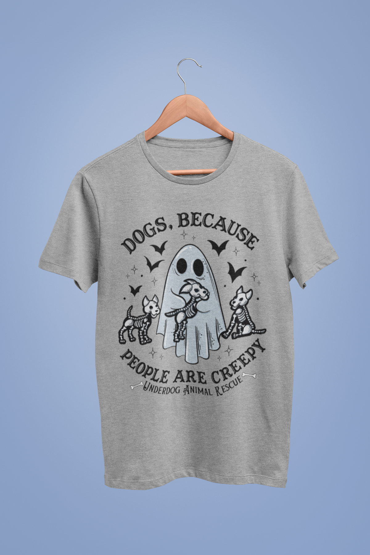 Ghost TriBlend Tee (available in several colors) - Ruff Life Rescue Wear