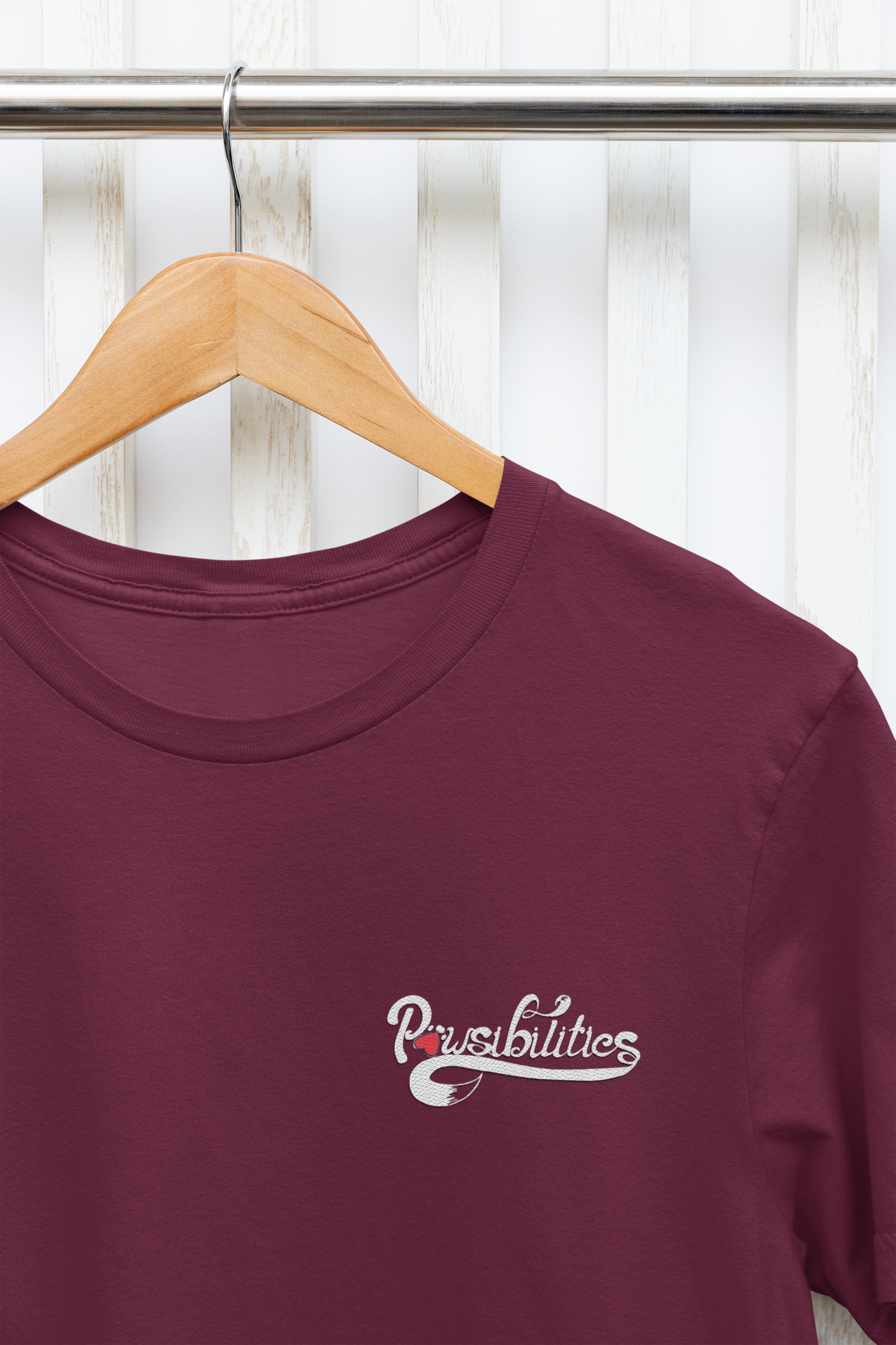 Pawsibilities Small Logo Unisex Tee (available in several colors) - Ruff Life Rescue Wear