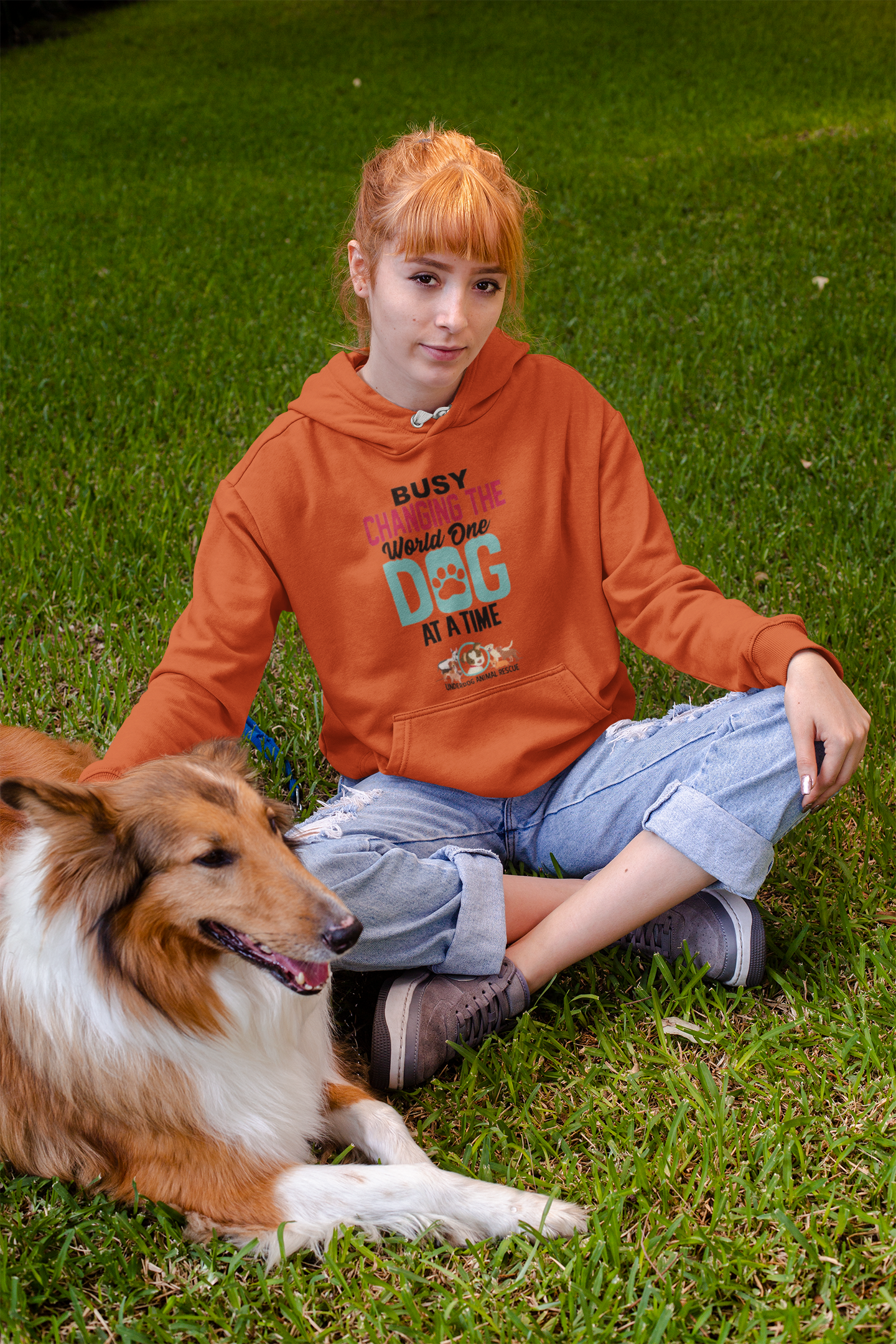 Changing the World Super Soft Hoodie (Several Colors) - Ruff Life Rescue Wear