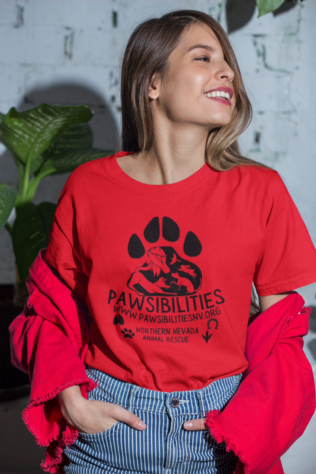 New Logo Paws Tee (available in several colors)