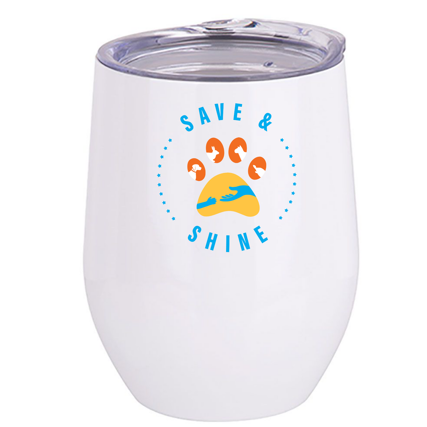 Leave It For The Pooch Wine Tumbler - Ruff Life Rescue Wear