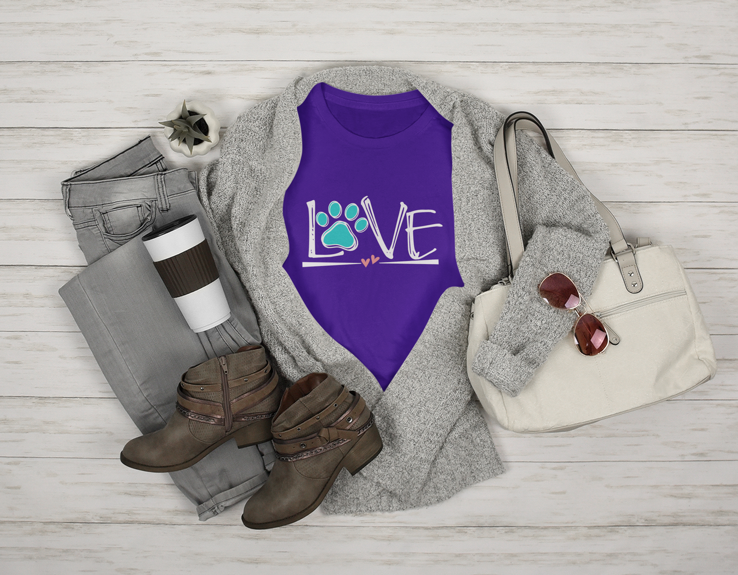 Lily's Valentine Tee (available in several colors) - Ruff Life Rescue Wear
