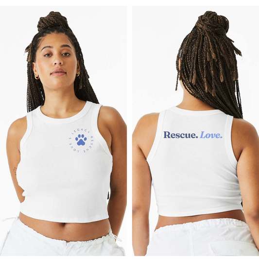 Love's Rib Racer Tank - Ruff Life Rescue Wear