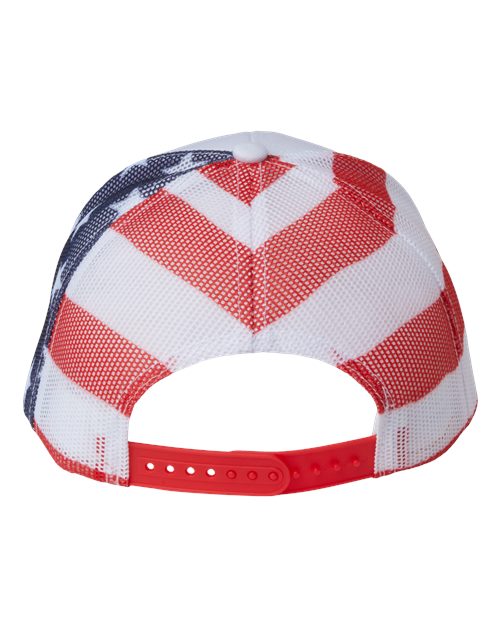 Flag Trucker Hat - Ruff Life Rescue Wear