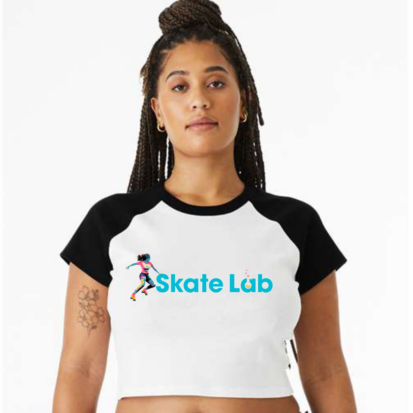 Skate Lab Derby Raglan Baby Tee – Available in 3 Designs & 3 Colors - Ruff Life Rescue Wear