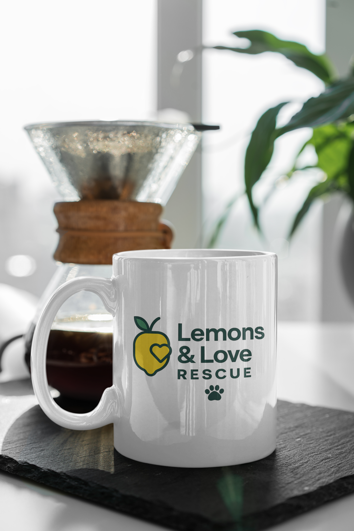 Ceramic Coffee Mug | 11oz & 15oz Options | Durable Everyday Mug | Dog Lover Gift | Rescue Support - Ruff Life Rescue Wear
