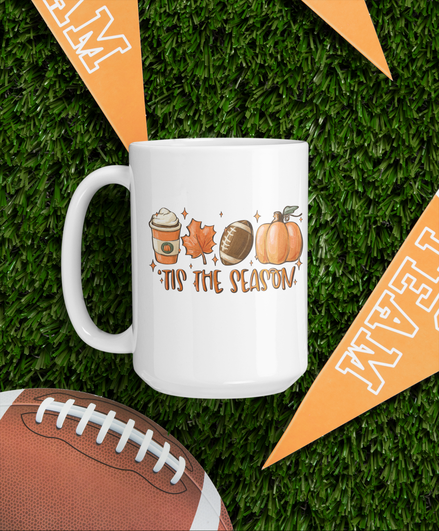 Football Coffee Mug (11oz-15oz)