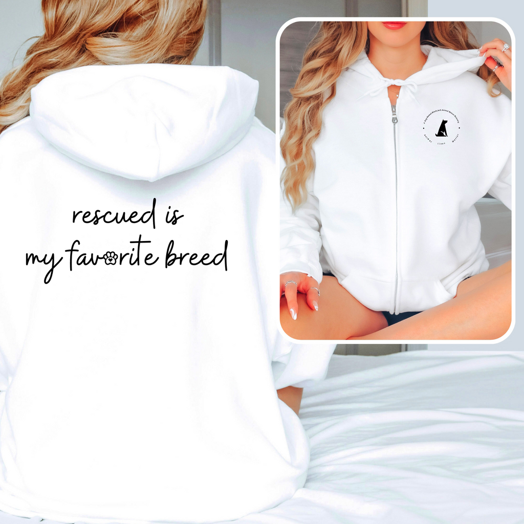 Favorite Breed Zip Up Hoodie (available in several colors)