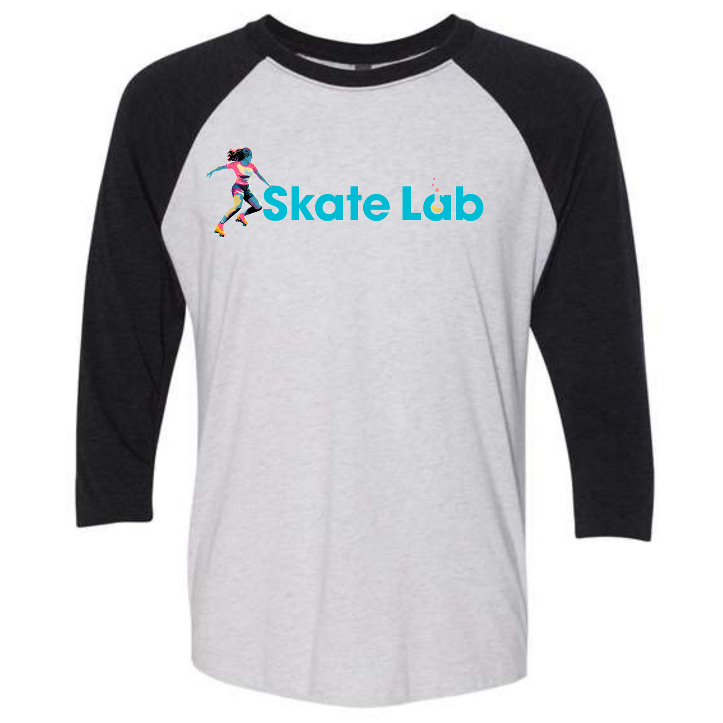 Skate Lab Unisex Triblend Raglan Tee – 3 Colors & 3 Designs - Ruff Life Rescue Wear