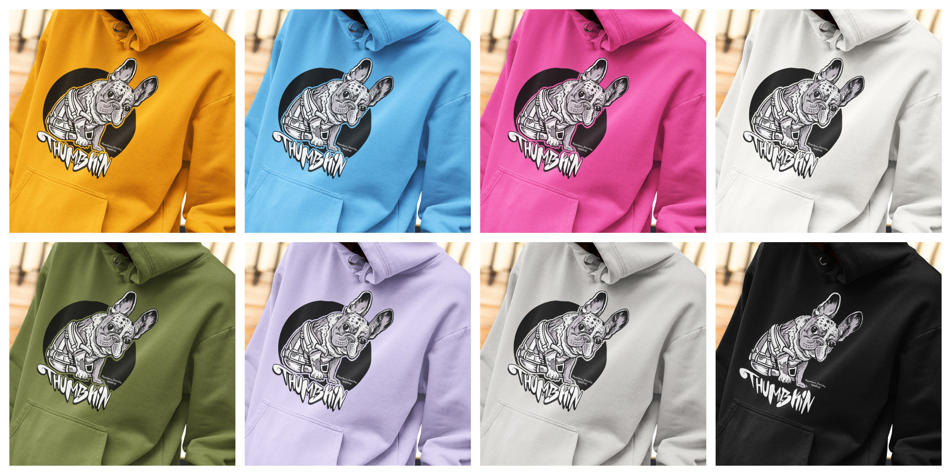Thumbkin Unisex Hoodie (Available in several colors) - Ruff Life Rescue Wear