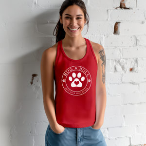 Paw Flowy Racerback Tank (Available in several colors)