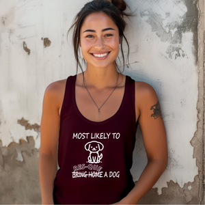 Most Likely Racerback Tank (Available in several colors)