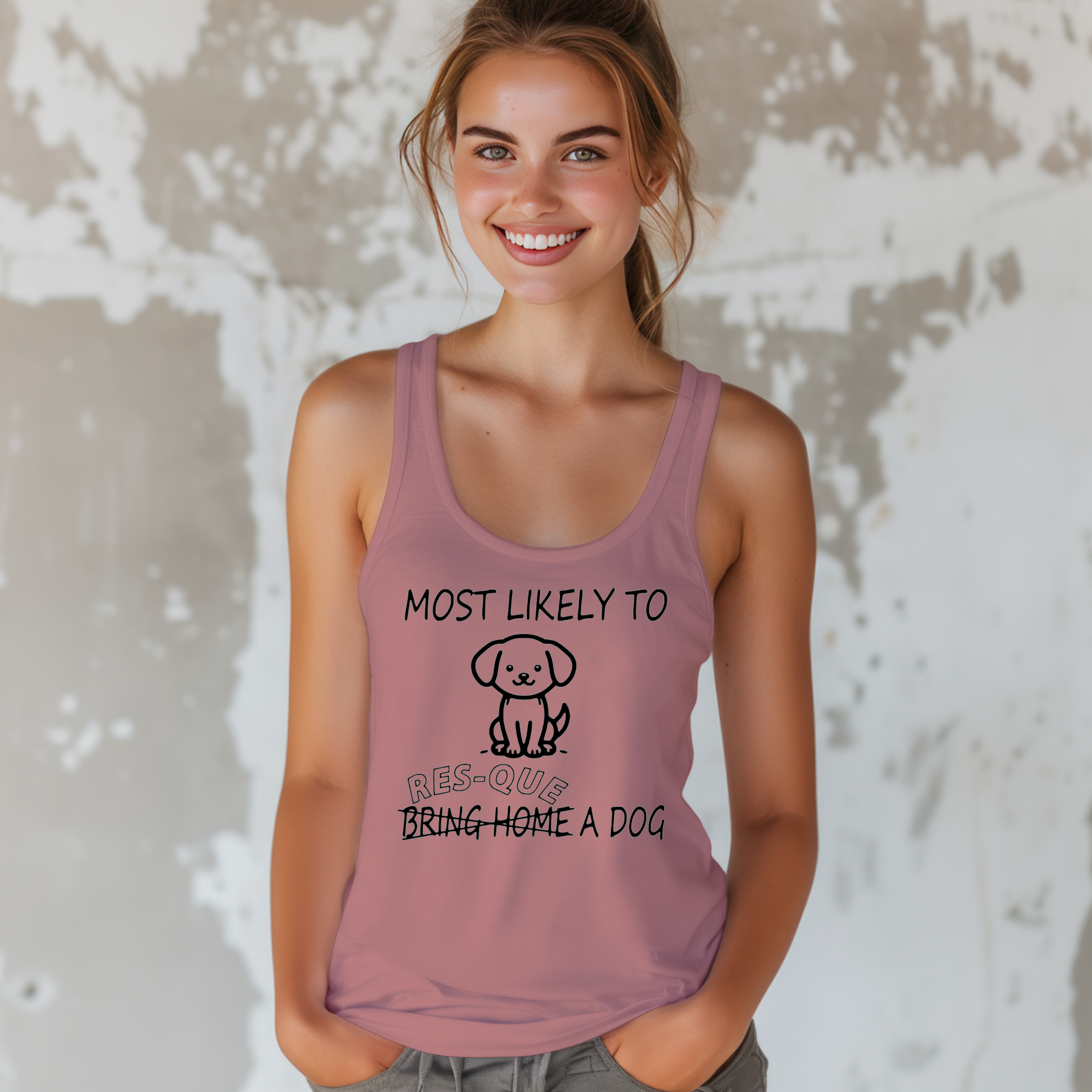 Most Likely Racerback Tank (Available in several colors)