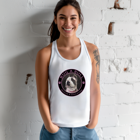 Bug A Bull Flowy Racerback Tank (Available in several colors) - Ruff Life Rescue Wear