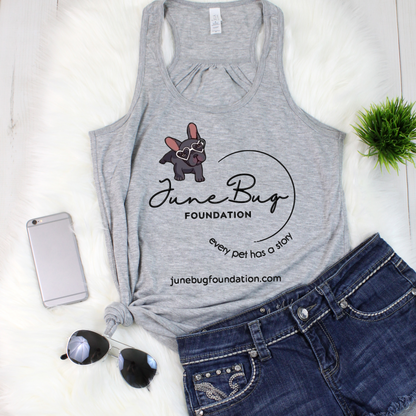 June Bug FLOWY RACERBACK TANK (Available in many colors) - Ruff Life Rescue Wear