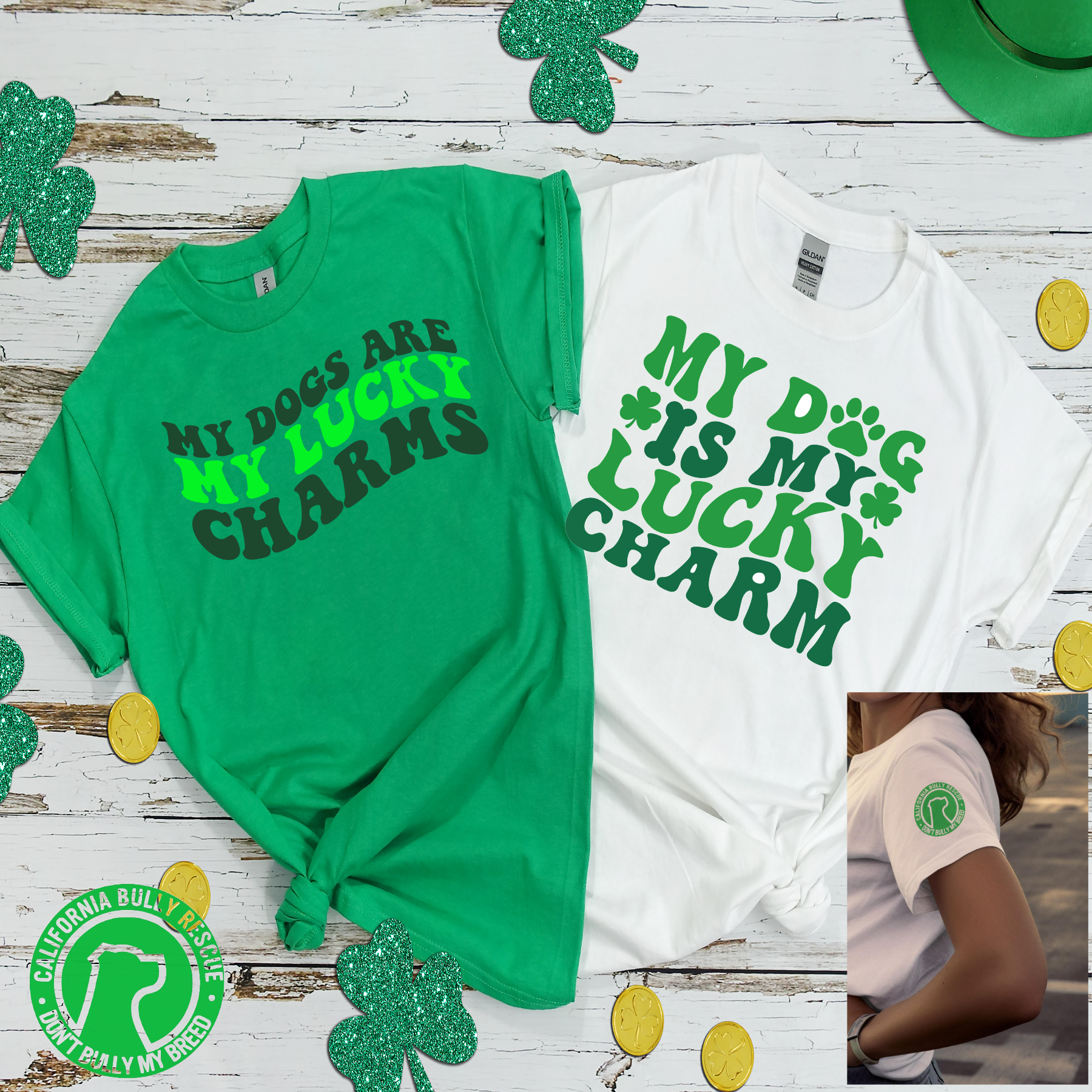 CA Bully St. Patrick's Day Unisex Tee