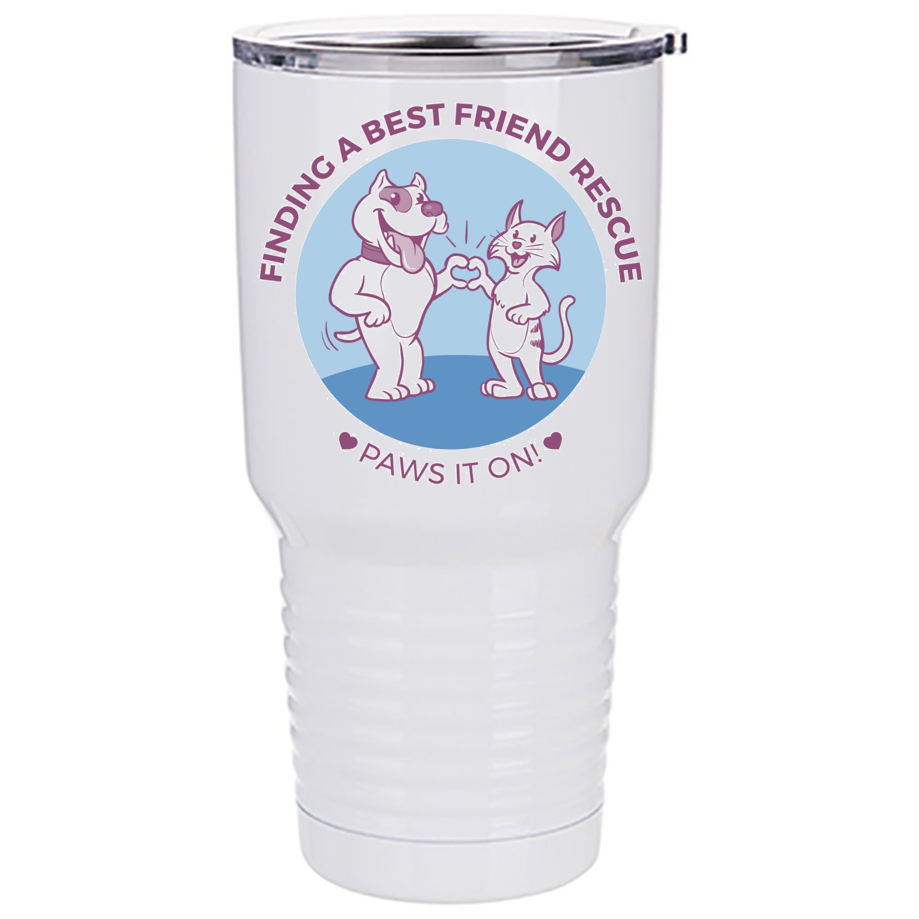 Finding a Best Friend Rescue 30 oz Tumbler - Ruff Life Rescue Wear