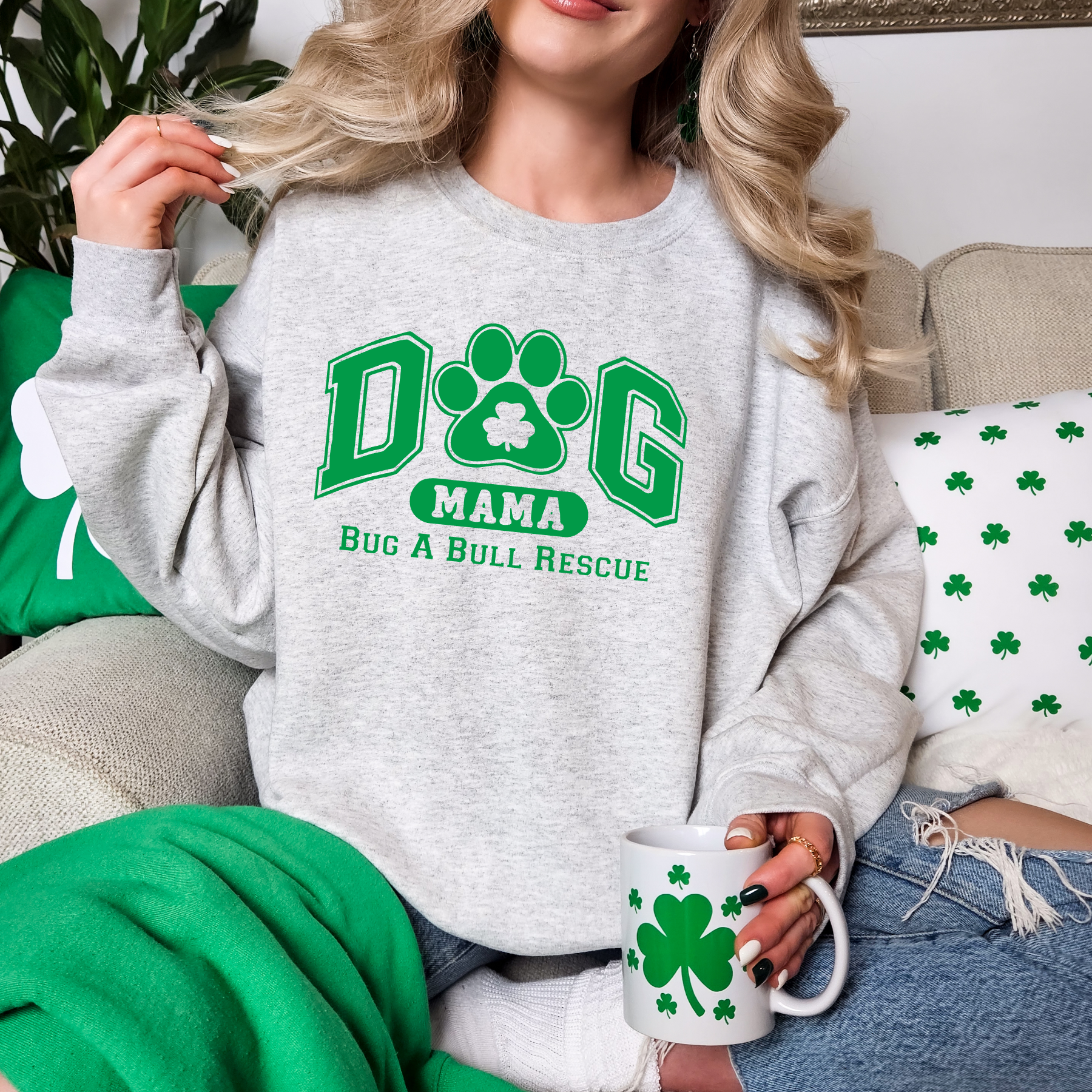 Bug A Bull St. Patrick's Day Sweatshirts (Available in several colors)