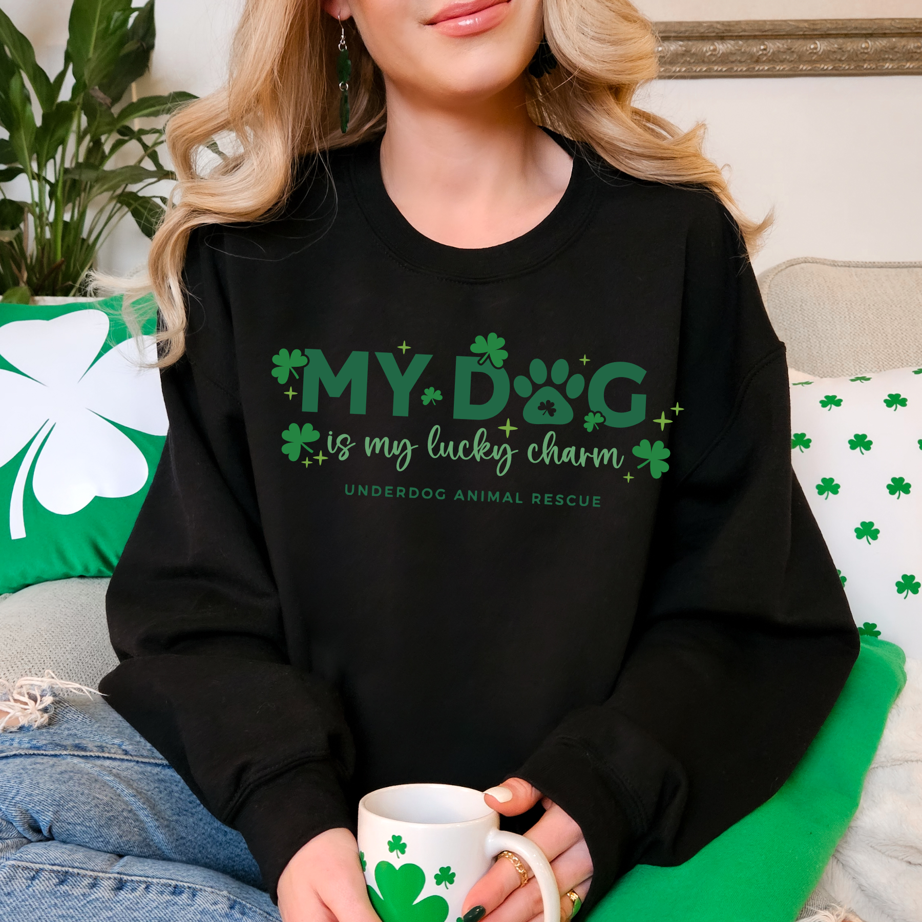 Underdog St. Patrick's Day Sweatshirts (Available in several colors)