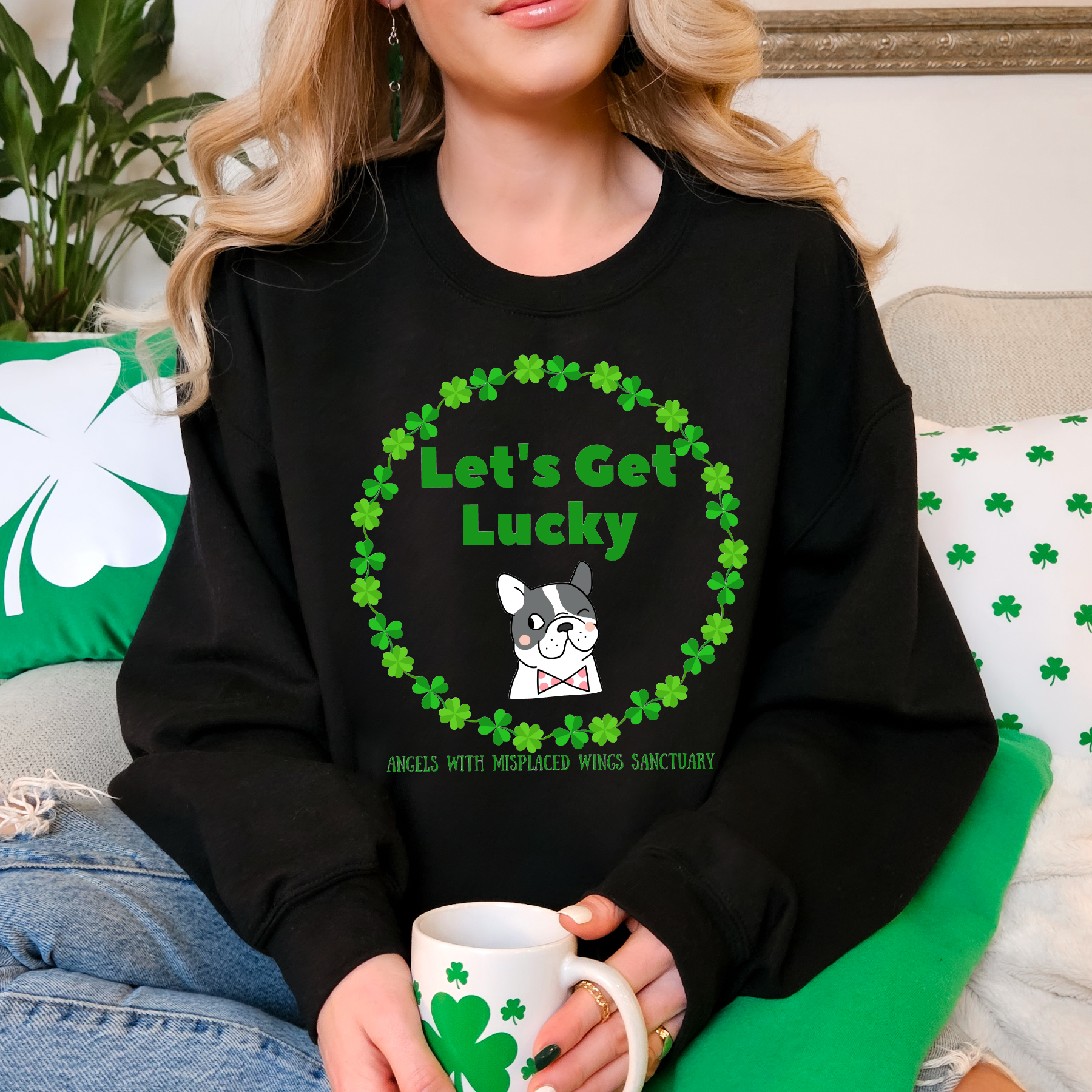 Angels St. Patrick's Day Sweatshirts (Available in several colors)