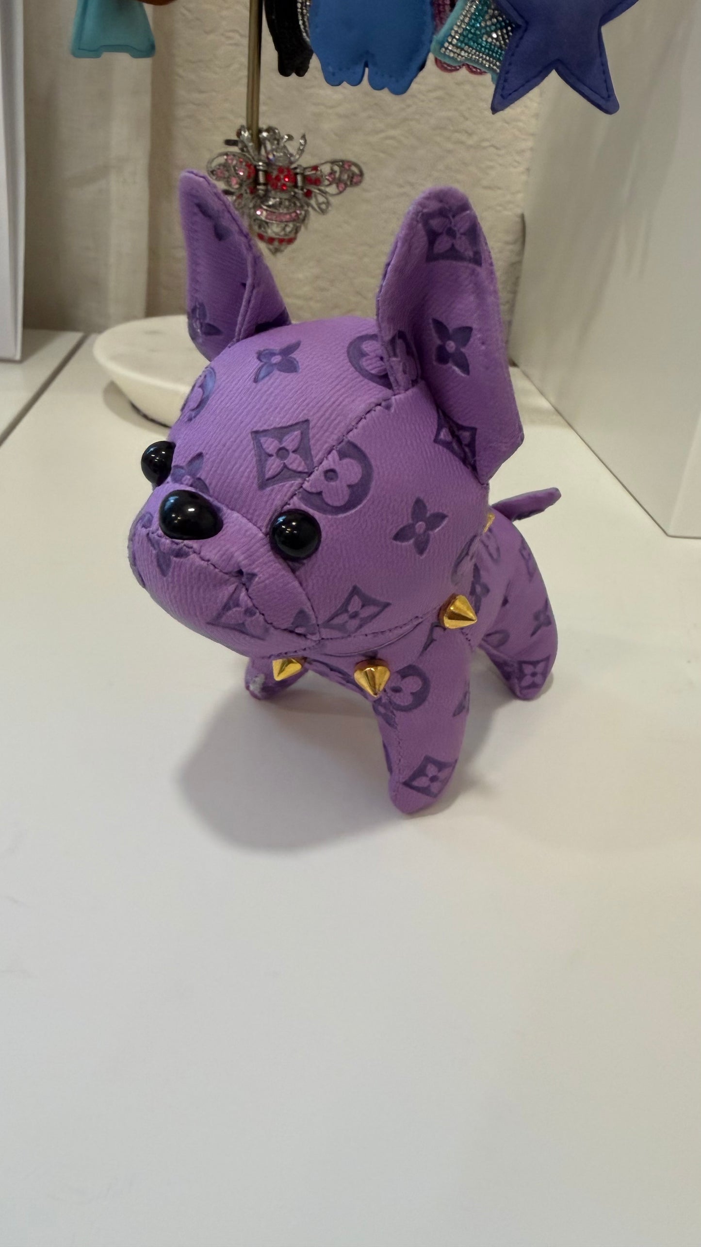 Purty Gertie Frenchie Bag Charm - Ruff Life Rescue Wear