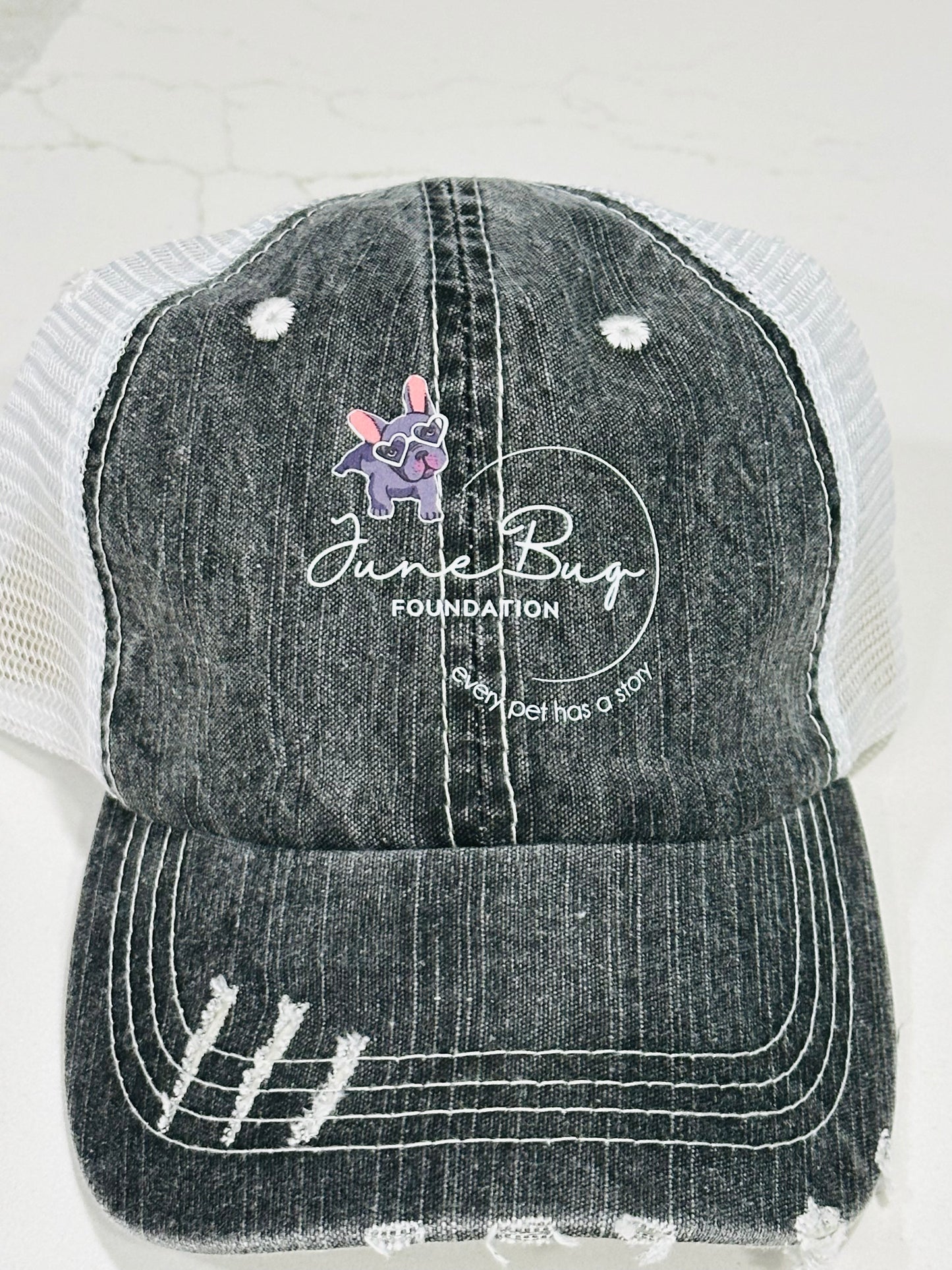 June Bug Vintage Trucker Hats - Ruff Life Rescue Wear