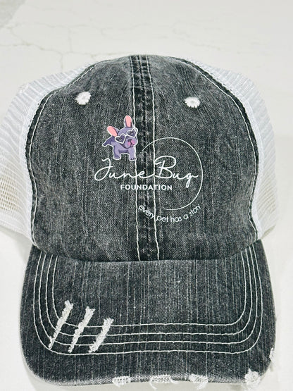 June Bug Vintage Trucker Hats - Ruff Life Rescue Wear