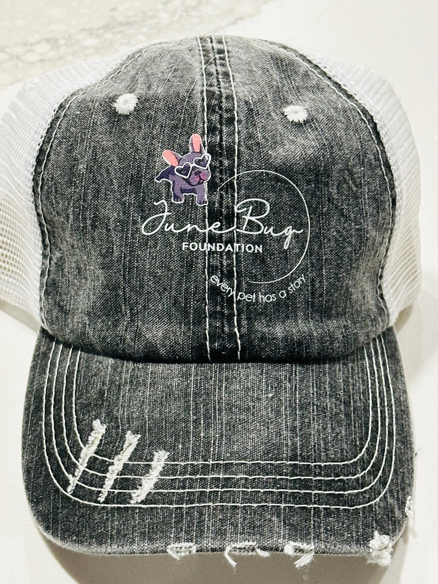 June Bug Vintage Trucker Hats - Ruff Life Rescue Wear