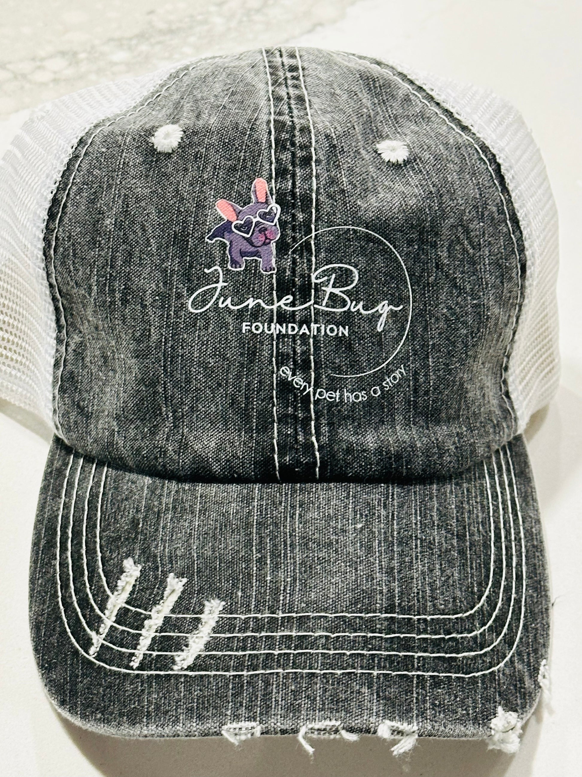 June Bug Vintage Trucker Hats - Ruff Life Rescue Wear
