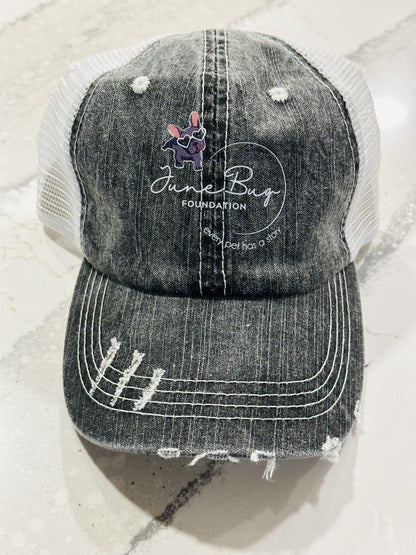 June Bug Vintage Trucker Hats - Ruff Life Rescue Wear