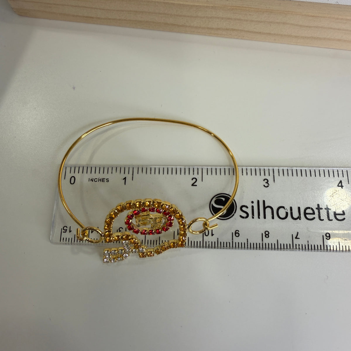 Sparkling San Francisco Football Helmet Bracelet