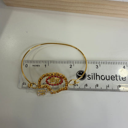 Sparkling San Francisco Football Helmet Bracelet