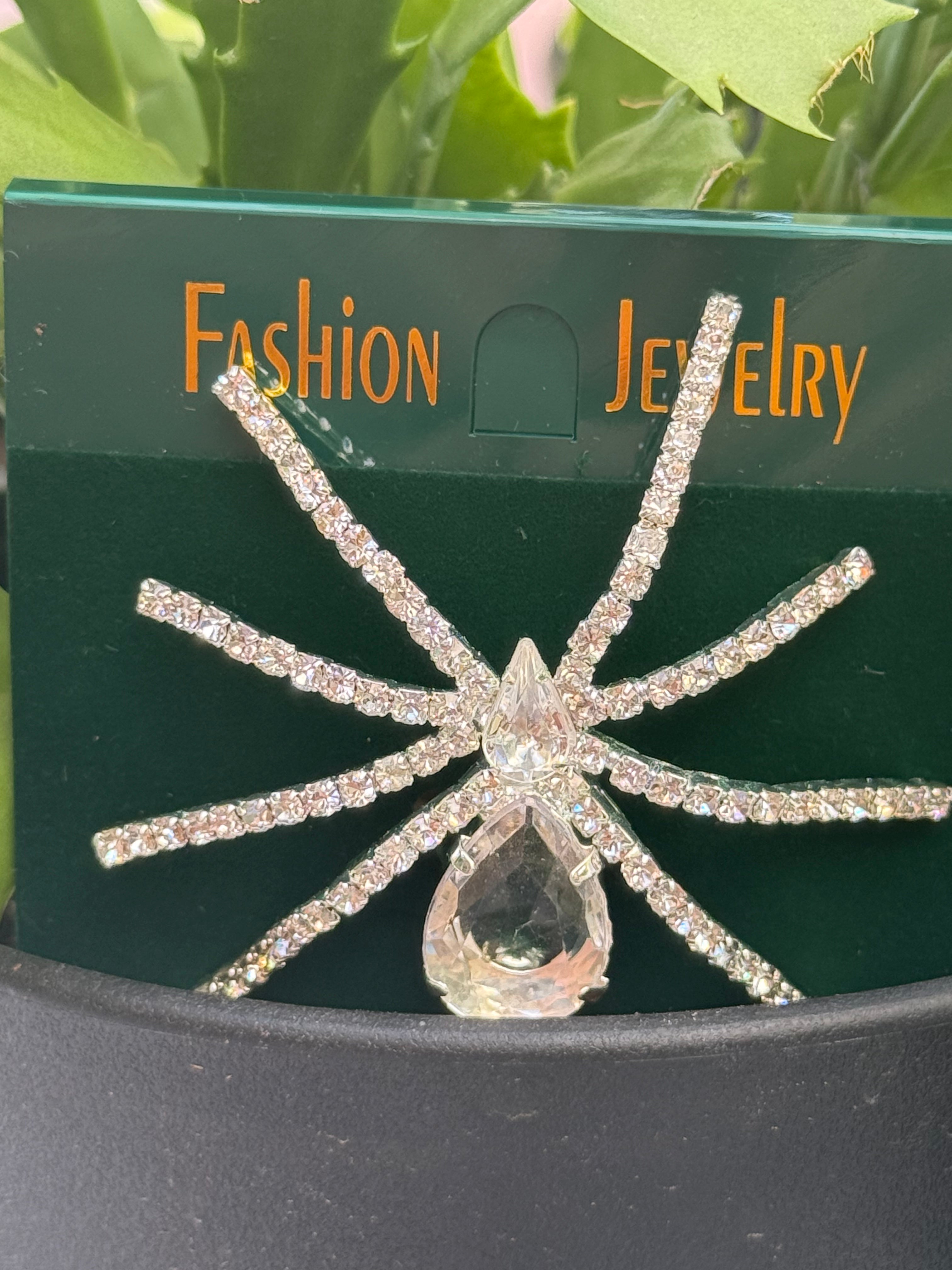 Crystal Spider Brooch Collection | Genuine Austrian Crystal Pins |