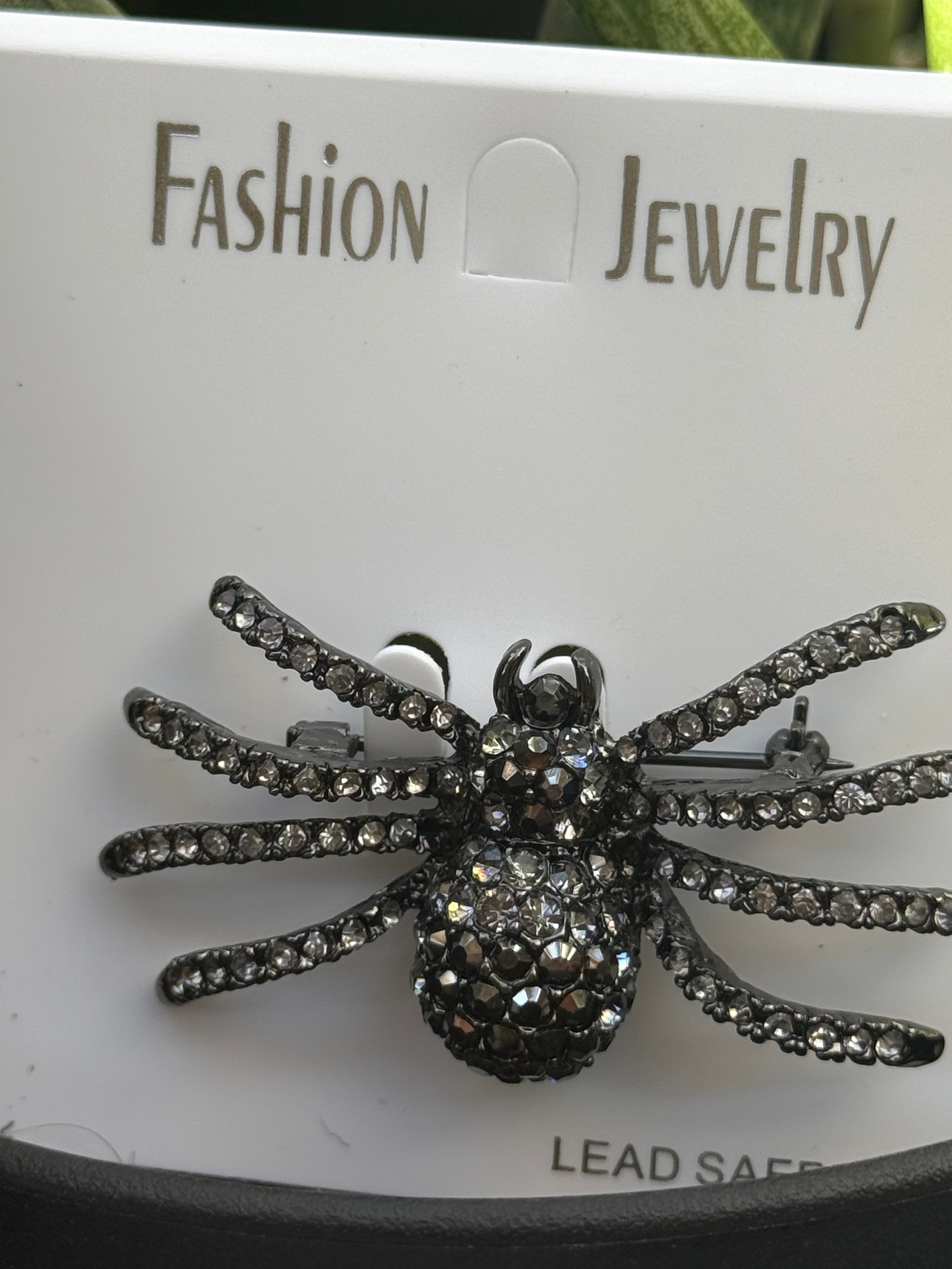 Crystal Spider Brooch Collection | Genuine Austrian Crystal Pins |