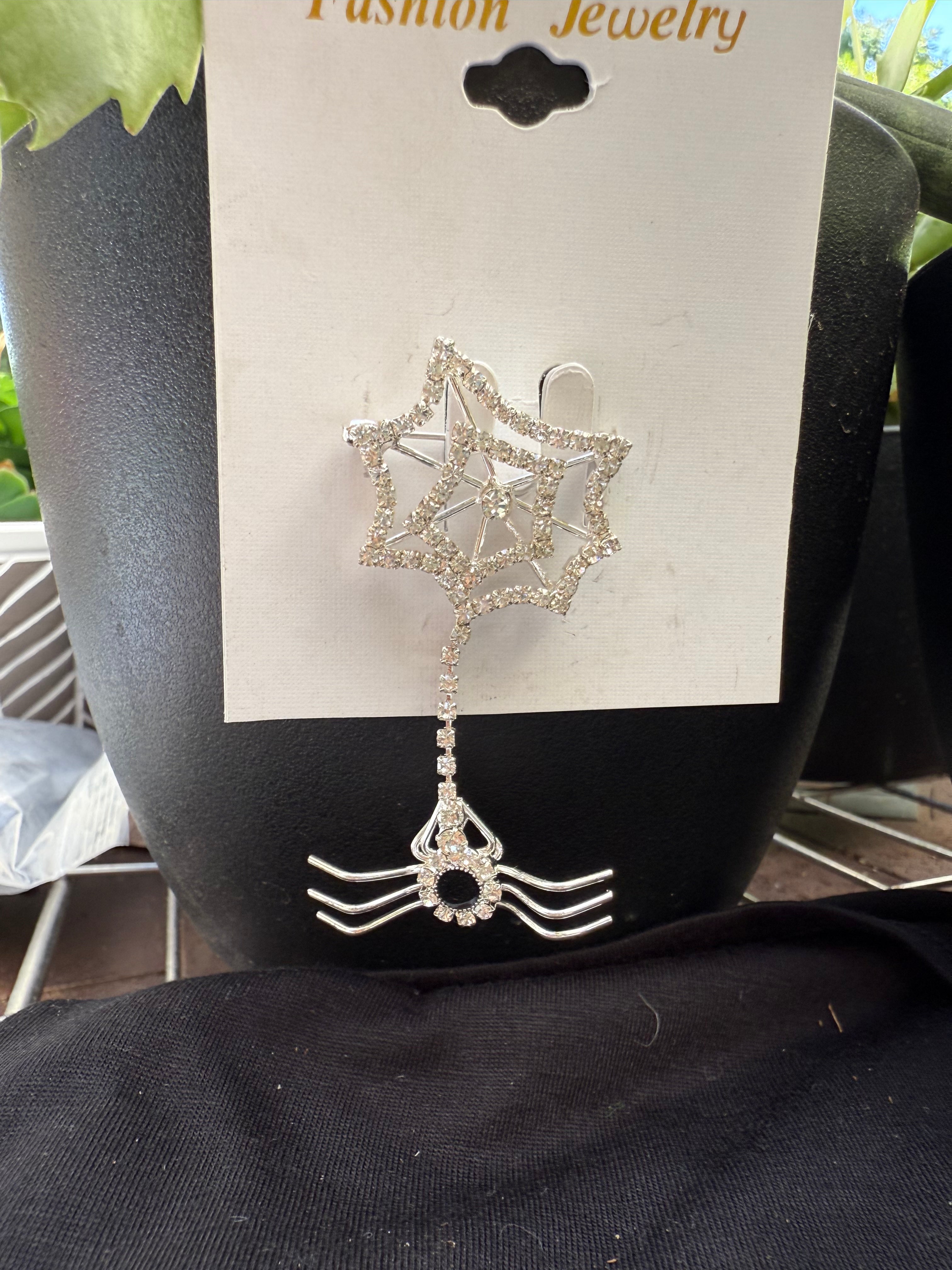 Crystal Spider Brooch Collection | Genuine Austrian Crystal Pins |