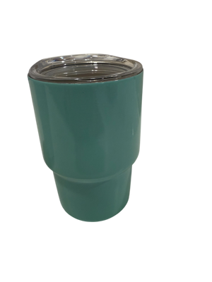 Mini Tumbler Shot Glass – Funny Sayings | 3.5 oz Stainless Steel Cup with Lid & Straw
