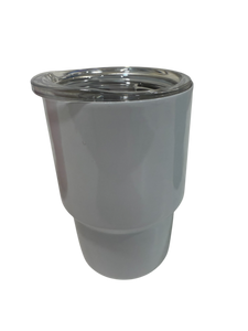 Mini Tumbler Shot Glass – Funny Sayings | 3.5 oz Stainless Steel Cup with Lid & Straw