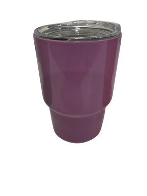 Mini Tumbler Shot Glass – Funny Sayings | 3.5 oz Stainless Steel Cup with Lid & Straw