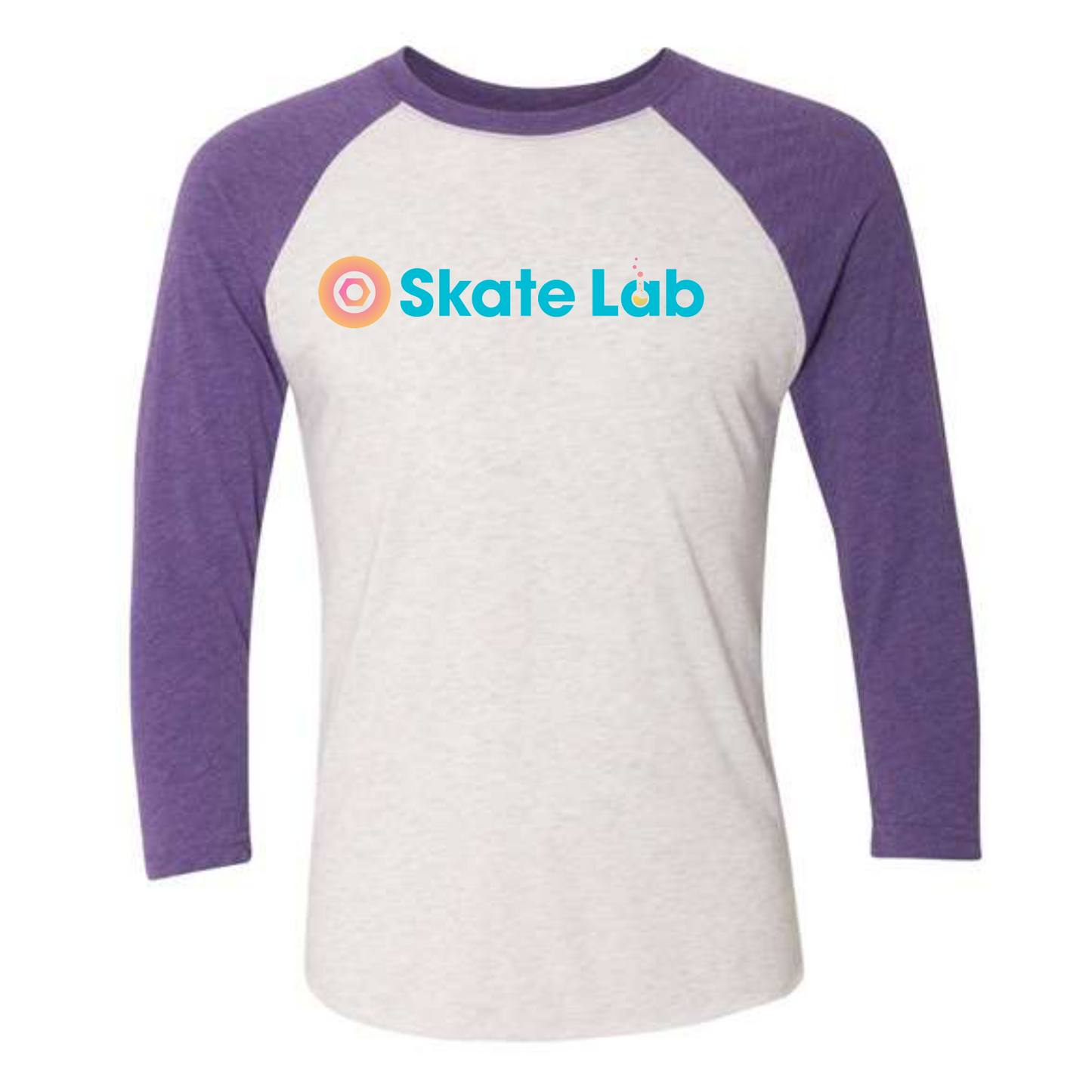Skate Lab Unisex Triblend Raglan Tee – 3 Colors & 3 Designs - Ruff Life Rescue Wear