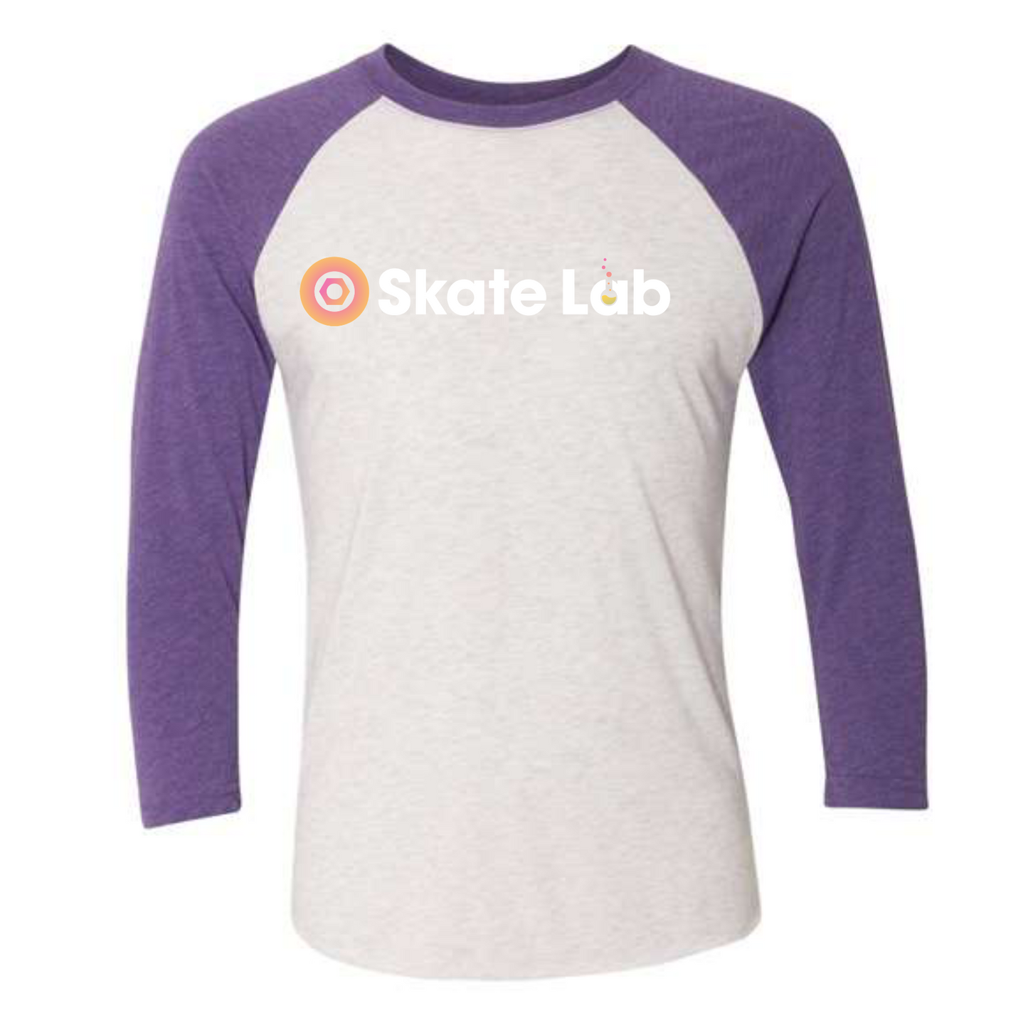 Skate Lab Unisex Triblend Raglan Tee – 3 Colors & 3 Designs - Ruff Life Rescue Wear