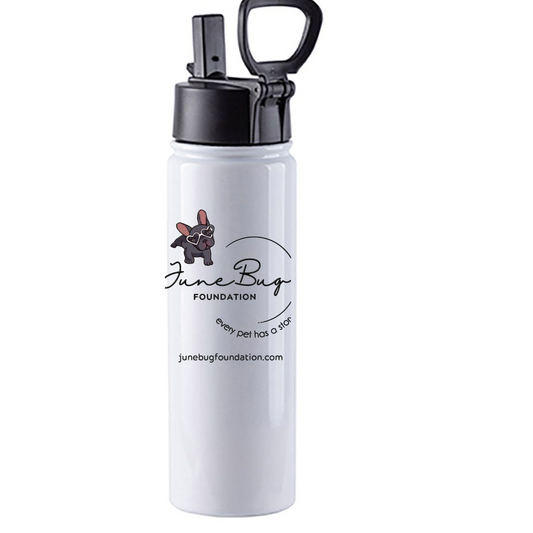 June Bug 22 oz Water Bottle Logo - Ruff Life Rescue Wear