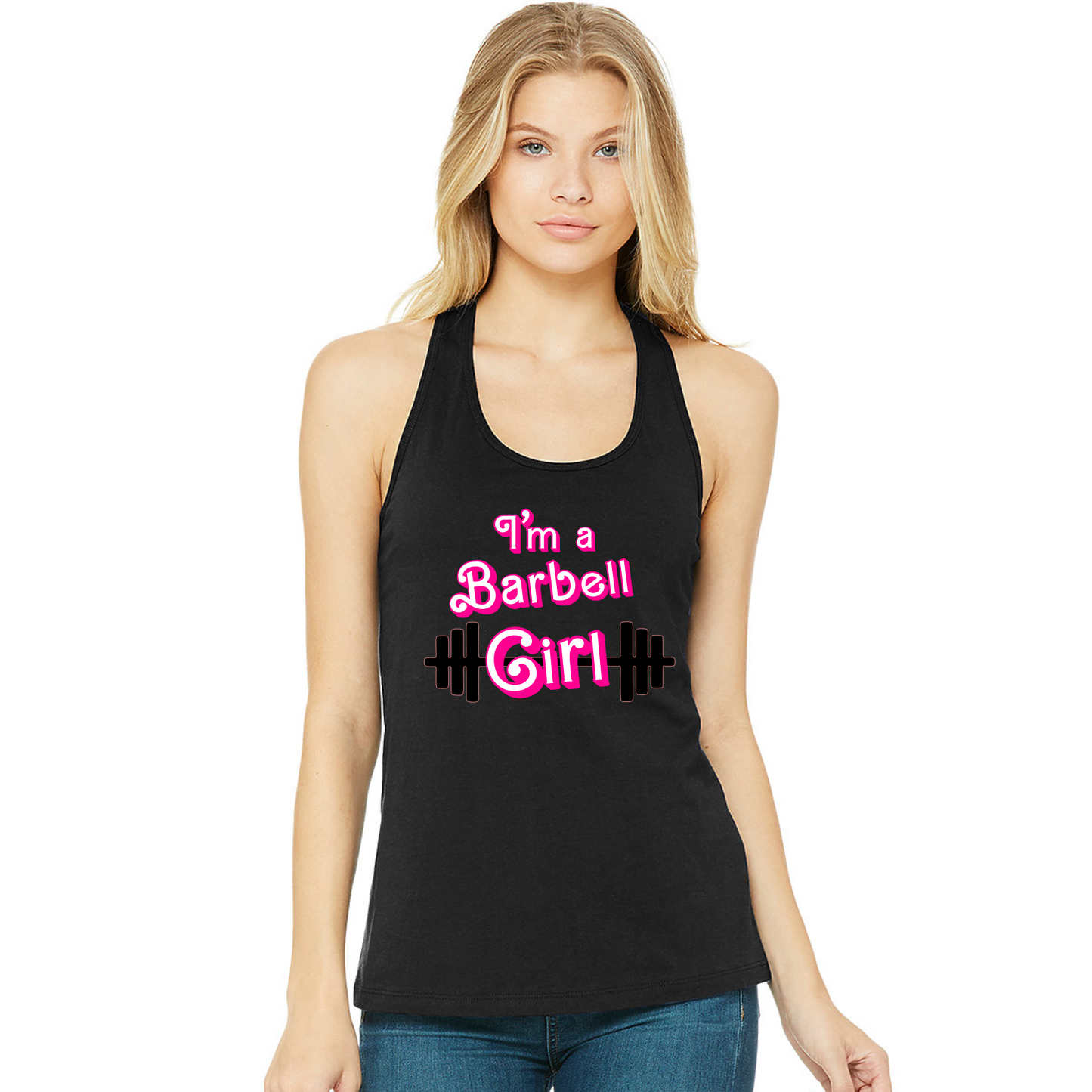 6008 Racerback Barbell Tank - Ruff Life Rescue Wear