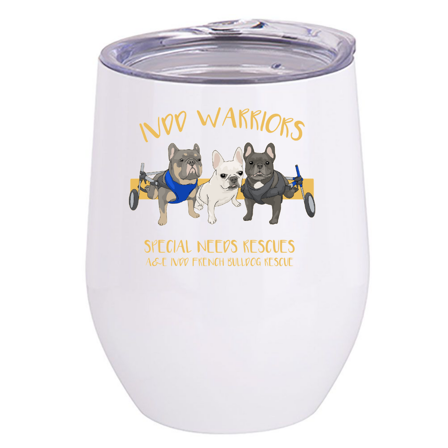 A&E Wine Tumbler - Ruff Life Rescue Wear