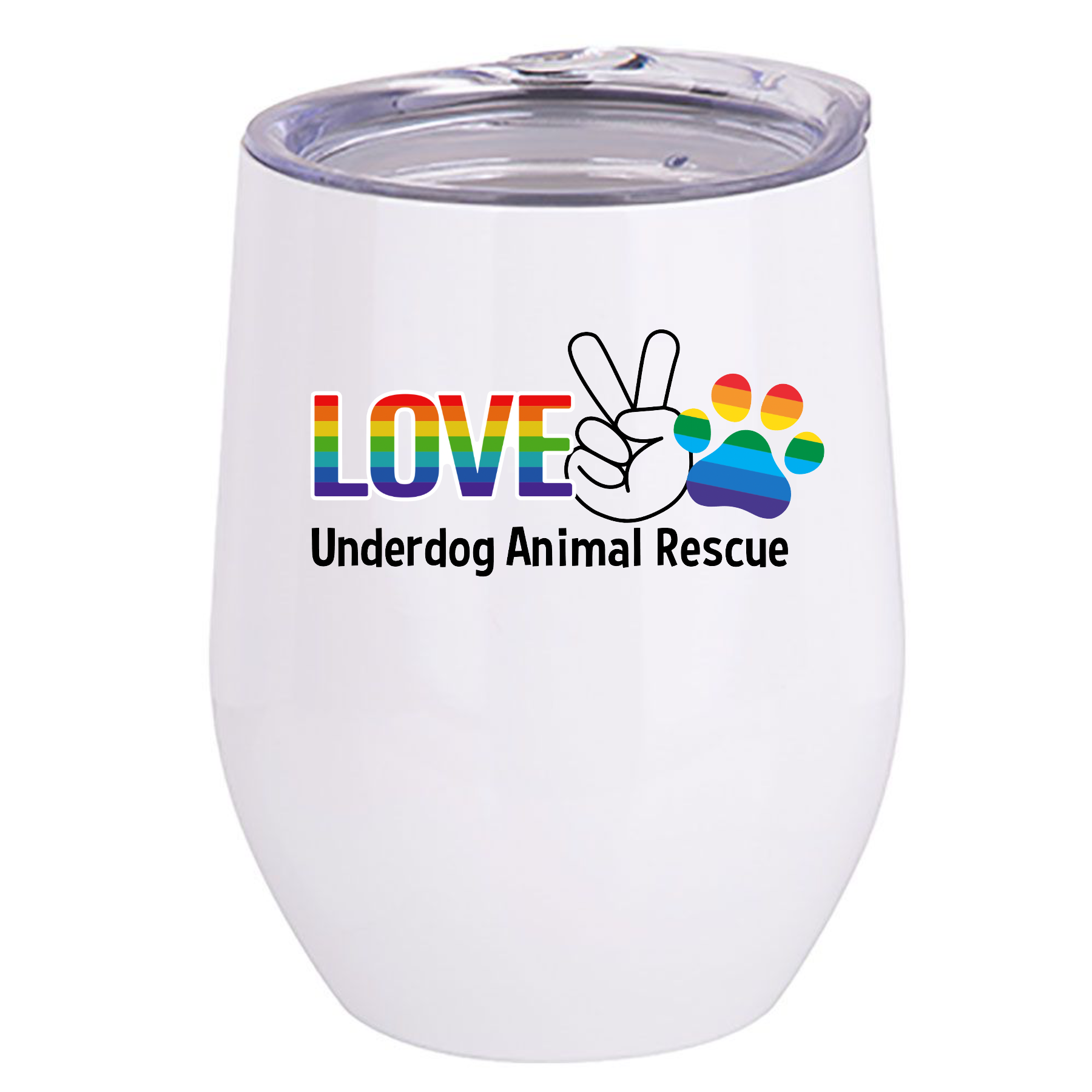 Underdog Pride Wine Tumbler